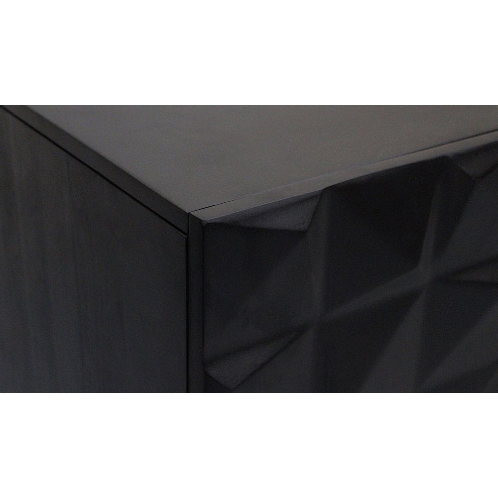 Houten Design Dressoir - Zwart -Yab 